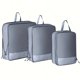thumbnail image 2 of DEKAXID - Bolsas organizadoras de viaje de 3 piezas, expandibles y comprimibles, para guardar equipaje, ahorran espacio, 2 of 7