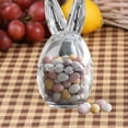 thumbnail image 2 of Pekkaxy Easter Bunny Ears Glass Jar 3.2x6.6 Inch, Cute Transparent Snack Candy Storage with Large Capacity, for Kitchen Counter Office Desk Party Decor, 2 of 9