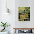 thumbnail image 3 of Nawypu Vintage Cat Poster Funny Bridge of Waterlilies Canvas Wall Art Famous Poster Aesthetic Room Decor for Bedroom Bathroom, 3 of 4