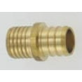 thumbnail image 1 of Elkhart Supply Fresh Water Fitting 41165 Adapter; 3/4 Inch PEX x 3/4 Inch Polybutylene; Straight; Brass; Single, 1 of 4