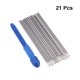 thumbnail image 2 of 20 piezas de lápiz de piel para tatuaje, rotulador de piel para tatuajes, suministros de maquillaje permanente (soporte para bolígrafo azul, recarga de bolígrafo azul), 2 of 7