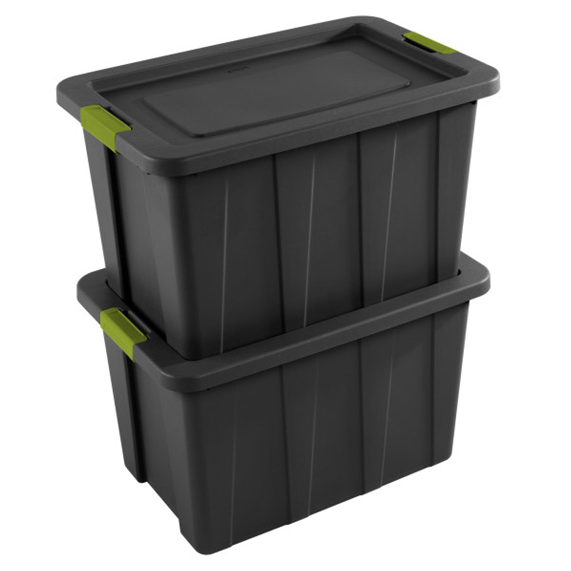 Sterilite 30 Gallon Tuff1 Latching Tote Durable Plastic Storage Dark Indigo Walmart