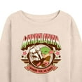 thumbnail image 3 of Star Wars - The Mandalorian Mando Collegiate  - Wo Men's French Terry Long Sleeve Pullover, 3 of 5