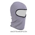 thumbnail image 4 of Soidarity Accesorios de motocicleta, pasamontañas, cubierta facial, Protector de cabeza, equipo de protección para el cuello, suministros de Motor de Ciclismo gris claro Soidarity OD019393-05, 4 of 5