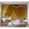 thumbnail image 3 of Tiptophomedecor Abstract Wallpaper Wall Mural - Gold Fractal Background, 3 of 7