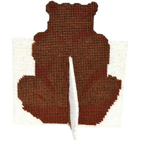 Brown Bear Framous Plastic Canvas Kit, 8