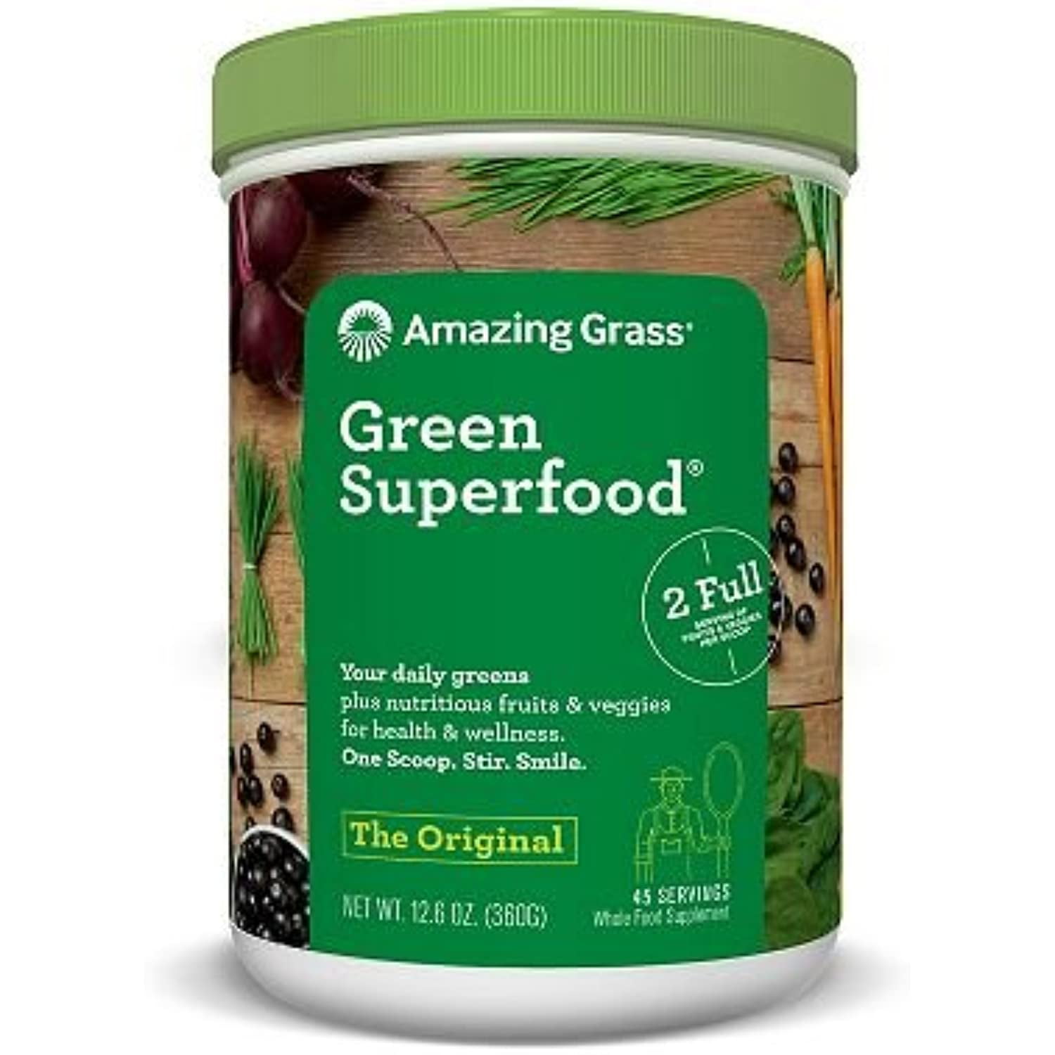 Amazing Grass, Greens Blend Superfood, the Original, 8.5 oz, 30 Servings 