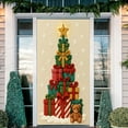 thumbnail image 5 of Bzdzmqm under $5 Christmas Door Curtain, Christmas Door Cover Curtain Decor, Large Size Holiday Scene Layout Background, Thickened Polyester Fabric Door Decoration, Storefront Window Holiday Display, 5 of 5