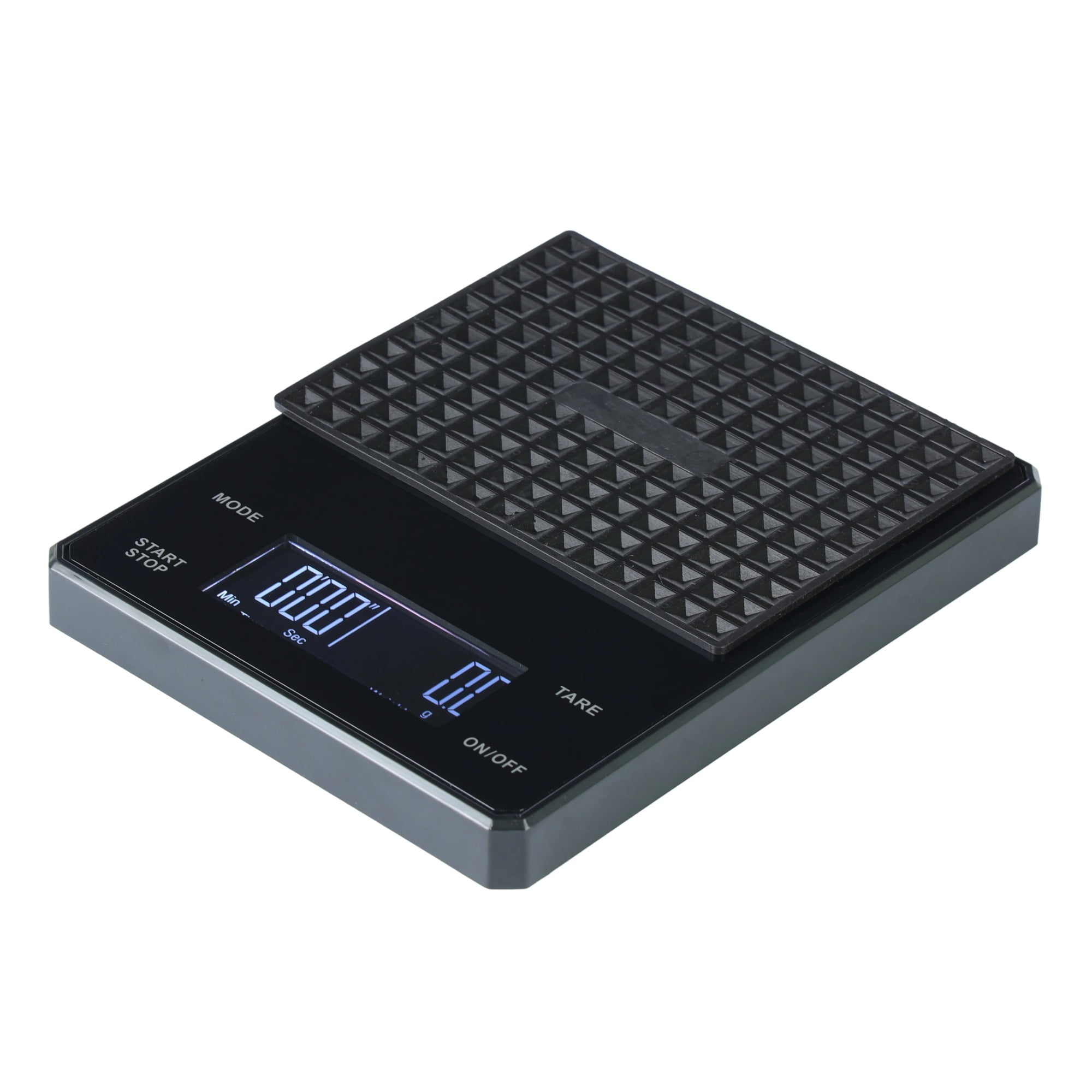 Smart Home Timer Coffee Scale,Rechargeable Kitchen Scale 3kg Precision 0.1g,High-definition Backlight Display,Unit:g/oz/ml