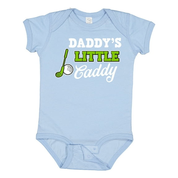 Inktastic Daddy's Little Caddy with Golf Club and Ball Boys or Girls Baby Bodysuit