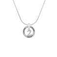 thumbnail image 2 of Delight Jewelry Silvertone Number - 2 - Laugh Ring Charm Necklace, 18", 2 of 4