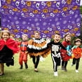 thumbnail image 3 of 3 Pack Halloween Tablecloths 87 x 51 inch, Rectangular Plastic Ghost Pumpkin Spider Web Table Cover for Halloween Party Decorations Favors Supplies, 3 of 7