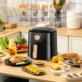 thumbnail image 2 of Fanruina Mechanical Knob Air Fryer, 1.06 gallon capacity. Adopts simple mechanical knob control, easy to operate, 2 of 8