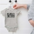 thumbnail image 5 of My Uncle's Tattoos Better Than Yours Romper Boys or Girls Infant Baby Brisco Brands 12M, 5 of 6