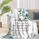 thumbnail image 3 of LHSHID Gifts for Mom Blanket for Mom from Daughter Son Birthday Gifts for Mom Flower Butterfly Soft Flannel Throw Blanket for Sofa Couch 30"x40", 3 of 7