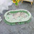 thumbnail image 4 of Hearth & Gear Pet Sleeping Pad Summer Sleeping Cool Pet Ice Pad Foldable Storage Pp Oval Ice Small Dog Bed Mat Dog Kennel Mats for Crates Dog Crate Blanket Cover Xlarge Dog Crate Mat Cold Dog Beds for, 4 of 5