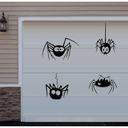 Silly Sounds Wall - HALLOWEEN DECOR~ Silly Spiders Qty 4 : Halloween Wall or Window Decal THESE ARE NOT WINDOW CLINGS