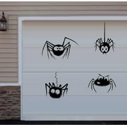 HALLOWEEN DECOR~ Silly Spiders Qty 4 : Halloween Wall or Window Decal  THESE ARE NOT WINDOW CLINGS