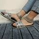 thumbnail image 5 of Zapatillas con punta abierta y plana para mujer, sandalias cómodas, informales, cómodas, para playa Wmkox8yii  hj789, 5 of 7