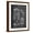 Brown Frame, variant on Art.com First Computer Patent 1889 Art Print, 12" x 16"