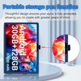 thumbnail image 4 of For BUFO / UGRIHACH 11-Inch Tablet Case Premium PU Cover Lightweight and Portable Built-in Stand and Pen Slot Design With Wrist Strap, 4 of 7