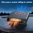 thumbnail image 4 of 12V/24V Electric Car Heater Portable Electric Heating Fan Windshield Dryer Defogging Demister Defroster With/Without Air Purification Black, 4 of 8