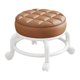 thumbnail image 3 of Paburas de rodillos giratorios de 360 ​​ degree Reladores giratorios universales de bajo ruido infantil Pequeño silla giratoria Cambiar asiento de taburete café, 3 of 8