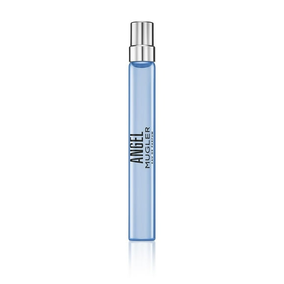 Mugler Angel - Eau de Parfum - Women's Perfume - Ambery & Woody - With Bergamot, Praline, and Patchouli - Long Lasting Fragrance - Travel Size - 0.33 Fl Oz
