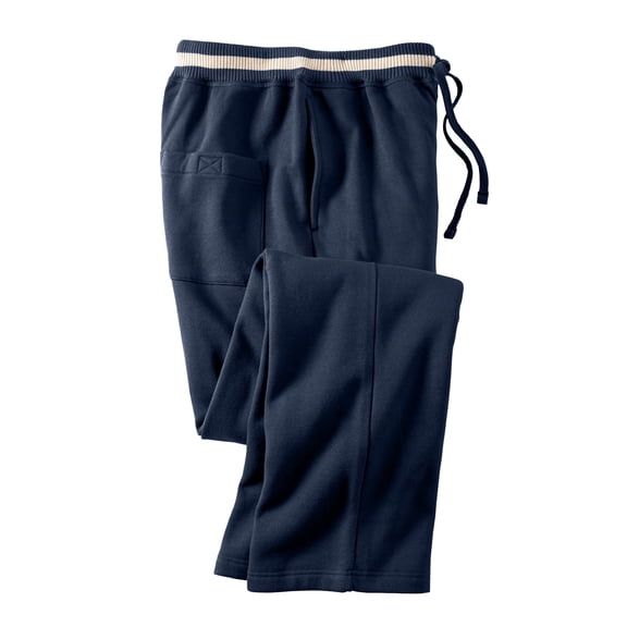 KingSize Men's Big & Tall Coach’S Collection Fleece Open Bottom Pants