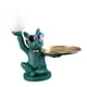 thumbnail image 2 of Estatua de mayordomo con bandeja, luz nocturna, figura coleccionable para mesa Verde, 2 of 9