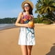 thumbnail image 3 of Disketp Colorful Floral Jellyfish para Vestido sin Mangas para Mujeres, Vestidos de Verano para Mujeres, Casual y Holgado para la Playa, 3 of 7