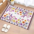 thumbnail image 2 of Spring Flowers Area Rugs Collection 2'x3', Farmhouse Floral Botanical Elegant Non Slip Indoor Rectangle Throw Runner Rug Floor Mat Carpet for Living Room Dining Table Bedroom Nursery, 2 of 9