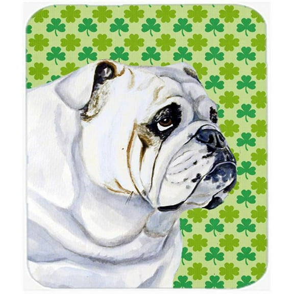 Carolines Treasures  Bulldog English St. Patricks Day Shamrock Mouse Pad