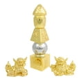 thumbnail image 2 of Feng Shui 5 Element Pagoda with a Pair of Foo Dogs, 2 of 4