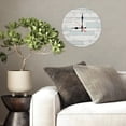 thumbnail image 4 of 10-Inch Silent Wooden Wall Clock, " Rustic Farmhouse Style Wall Clock Home Decor "  Silent Non-Ticking Clock, Battery Operated (AA Batteries Not Included), Artistic Home Decor, 4 of 9