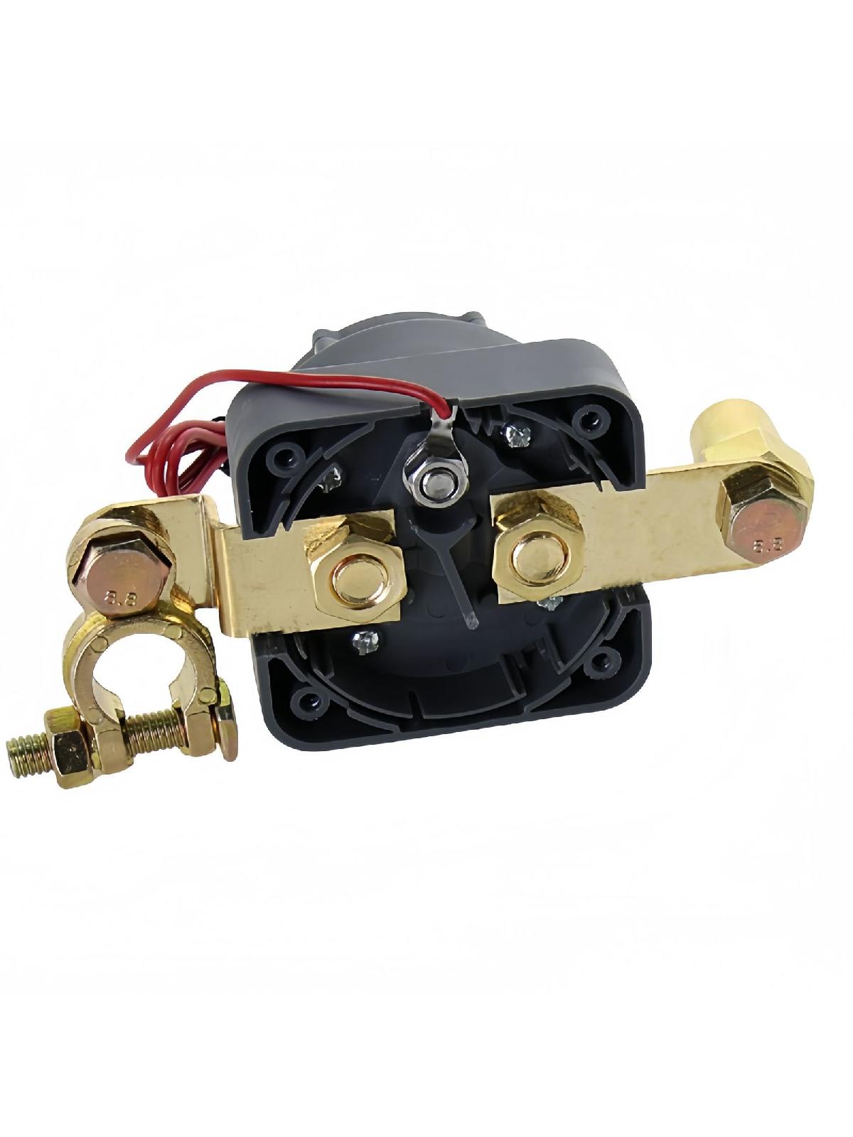 Upgrades 300A Battery Disconnect Switch with Built In Voltage Meter Electrical System Protection For RV Marine Truck Car