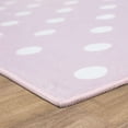 thumbnail image 2 of Mohawk Home Kids Collection Polka Dots Low Pile Stain/Fade Resistant Printed Washable Area Rug, Pink, 5' x 7', 2 of 8
