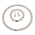 thumbnail image 1 of Conjunto de collar de perlas de concha Sunnimix para dama collares de perlas para mujer, 1 of 6
