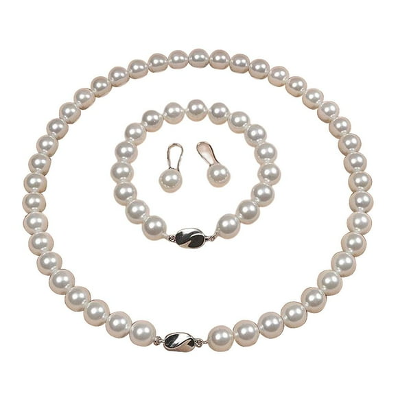 Jewelry set Exquisite Shell Pearls Necklace for Lady Wedding Anniversary