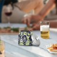 thumbnail image 5 of Yayeee Ashtray with Lid for Cigarette Smokeless Stainless Steel Home Ash Holder, Retro Floral Pattern, 5 of 7