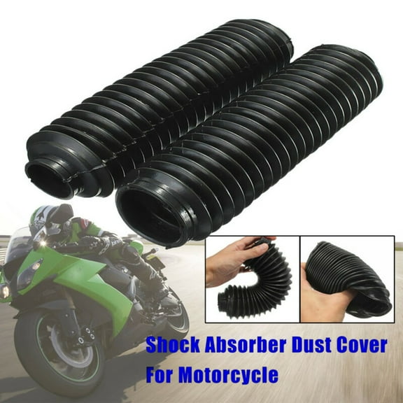 2pcs Motorcycle Rubber Fork Gaiters Protector Shock Front Boots For CQR Model