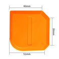 thumbnail image 4 of Kit de la lechada del removedor de sellador de la espátula suavizado Kit naranja 4pcs, 4 of 6