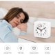 thumbnail image 3 of Silent Analog Alarm Clock, Small Quiet Travel Alarm Clock with Snooze and Light, Quartz Analog Alarm Clocks for Bedroom Office, 3 of 4