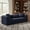 Dark Blue, variant on Sailvan 80 Inch Convertible Sofa Bed Queen Size Corduroy Sleeper Couch Boneless Floor Sofa with Storage Pockets No Assembly Couch in a Box Orange