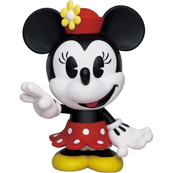 Disney Classic Minnie Mouse 10" PVC Figural Piggy Coin Bank NEW by Monogram
