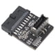 thumbnail image 5 of Adaptador de extensión para montaje en panel de placa base con conector USB 3.0 tipo E y chip, 5 of 14