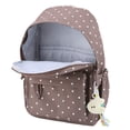thumbnail image 6 of Btidfty Cute Polka Dot Laptop Backpack Large Capacity Travel Backpack Lightweight Bookbag for Female Elementary & Middle Students (Khaki), 6 of 8