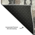 thumbnail image 5 of Addison Rugs Mayfield Premium Machine Washable Transitional Aztec Taupe Rectangle Rug, 3' x 5', 5 of 7