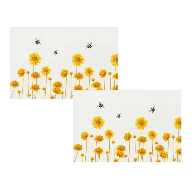Oleegame 2 Pcs Napperon Napperons Napperons de Table Familiaux Napperons des Fêtes Nappes
