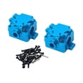 thumbnail image 3 of Caja de cambios RC de Metal Hugo procesado con tornillos para Wltoys 1/28 K989 P929 azul, 3 of 7